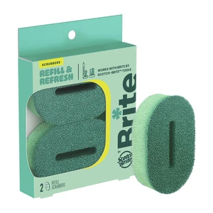 Scotch-Brite Brite Refill Scrubbers, 2 Pack Scotch-Brite Brite Refill Scrubbers, 2 Pack