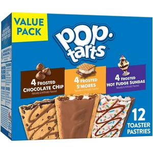 Pop-Tarts Chocolate Lover's Variety Pack Toaster Pastries, Breakfast Foods, Kids Snacks, 20.3oz Box (12 Pop-Tarts) Pop-Tarts Chocolate Lover's Variety Pack Toaster Pastries, Breakfast Foods, Kids Snacks, 20.3oz Box (12 Pop-Tarts)