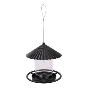 Vibrant Life Hanging Hopper Bird Feeder, 2.5 lb Capacity, Black Vibrant Life Hanging Hopper Bird Feeder, 2.5 lb Capacity, Black