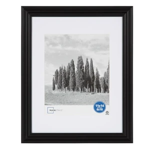 Mainstays Traditional Gallery Wall Picture Frame, Black, 11 x 14 Matted to 8 x 10 Mainstays Traditional Gallery Wall Picture Frame, Black, 11 x 14 Matted to 8 x 10