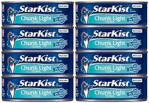 StarKist Chunk Light Tuna in Water, 5oz Cans, 8-Count, Pantry Storage Pack StarKist Chunk Light Tuna in Water, 5oz Cans, 8-Count, Pantry Storage Pack