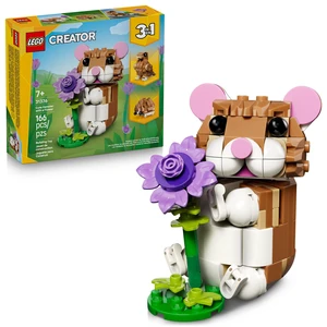 LEGO Creator 3 in 1 Cute Hamster with a Flower 31376 LEGO Creator 3 in 1 Cute Hamster with a Flower 31376