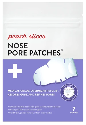 Peach Slices - Nose Pore Patches (7 ct) - Overnight Blackhead Remover - Pore Strips - Absorbs Gunk - Thin, Flexible & Painless - Hydrocolloid Patches - Vegan & Cruelty Free - Korean Skin Care & Beauty Peach Slices - Nose Pore Patches (7 ct) - Overnight Blackhead Remover - Pore Strips - Absorbs Gunk - Thin, Flexible & Painless - Hydrocolloid Patches - Vegan & Cruelty Free - Korean Skin Care & Beauty