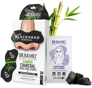 DR.RASHEL Charcoal Nose Pore Strips For Pore Cleansing, Instant And Painless Blackheads Removal | Deep Purifying Blackhead Remover Strips for Nose | 20 PCS (10 Strips & 10 Wipes) DR.RASHEL Charcoal Nose Pore Strips For Pore Cleansing, Instant And Painless Blackheads Removal | Deep Purifying Blackhead Remover Strips for Nose | 20 PCS (10 Strips & 10 Wipes)