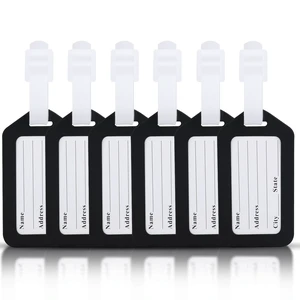 6 Pack Luggage Tags, Cruise Bag Tags 6 Pack Luggage Tags, Cruise Bag Tags