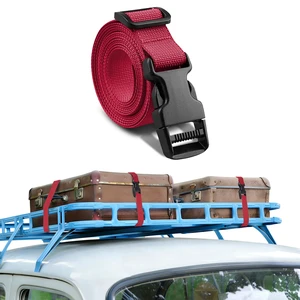 Tie Down Strap, Ratchet Straps, Heavy Duty Utility Straps with Quick Release Buckle, Car Nylon Adjustable Cam Buckle Tie-Down Strap for Motorcycle Cargo Trailer Luggage (Red) Tie Down Strap, Ratchet Straps, Heavy Duty Utility Straps with Quick Release Buckle, Car Nylon Adjustable Cam Buckle Tie-Down Strap for Motorcycle Cargo Trailer Luggage (Red)