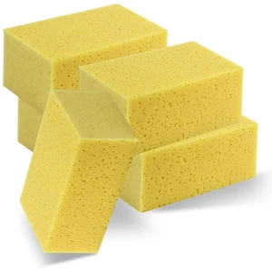 5 PCS Car Wash Sponges, 8.5"×4.4"×3.5" Extra Large Soft Sponge Auto Cleaning Foam Pad, Multi-Purpose Scratch-Free Thick Sponge for Vehicle Washing Kitchen Cleaning (Yellow) 5 PCS Car Wash Sponges, 8.5"×4.4"×3.5" Extra Large Soft Sponge Auto Cleaning Foam Pad, Multi-Purpose Scratch-Free Thick Sponge for Vehicle Washing Kitchen Cleaning (Yellow)