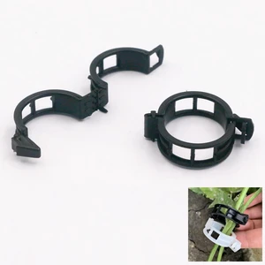 100 Pcs Garden Plant Support Clips, Tomato Clips, Plant Ties, Trellis Clips, Tomato Vine Vegetables Plants Trellis Clips to Grow Upright Makes Plants Healthier (Black) 100 Pcs Garden Plant Support Clips, Tomato Clips, Plant Ties, Trellis Clips, Tomato Vine Vegetables Plants Trellis Clips to Grow Upright Makes Plants Healthier (Black)