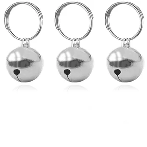 SKYPIA 3 Pack Pet Bells for Dog Cat Collar Charm Pet Pendant Accessories Stainless Steel Anti-Lost Training Bells for Collars Pet Pendant Accessories 1/2-Inch Silver SKYPIA 3 Pack Pet Bells for Dog Cat Collar Charm Pet Pendant Accessories Stainless Steel Anti-Lost Training Bells for Collars Pet Pendant Accessories 1/2-Inch Silver