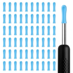 60Pcs Ear Wax Removal Tool Replacement Tips Replacement Tips Ears | Blue Silicone Aural Cleaner Cap Set, Reusable Accessory for Wet Dry Ear Wax Cleaning, Compatible with Most Aural Picks 60Pcs Ear Wax Removal Tool Replacement Tips Replacement Tips Ears | Blue Silicone Aural Cleaner Cap Set, Reusable Accessory for Wet Dry Ear Wax Cleaning, Compatible with Most Aural Picks