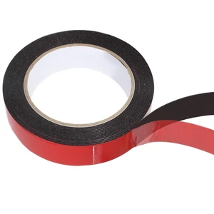 1 Roll Black Double Sided Heavy Duty Tape, 155x1 Inch Mounting 1 Roll Black Double Sided Heavy Duty Tape, 155x1 Inch Mounting