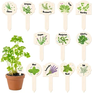 24 Pcs Acrylic Herb Garden Signs Plant Labels Wood Grain Waterproof Reusable Plant Stake Markers Plant Tags with Names for Garden Seedlings Nursery Indoor Outdoor Permanet Labels Markers 24 Pcs Acrylic Herb Garden Signs Plant Labels Wood Grain Waterproof Reusable Plant Stake Markers Plant Tags with Names for Garden Seedlings Nursery Indoor Outdoor Permanet Labels Markers