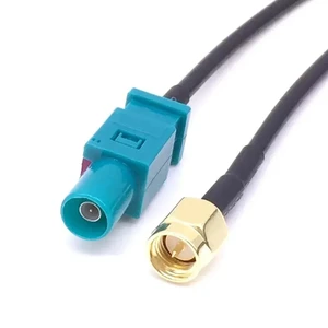 RG174 15cm Universal Antenna Adapter Cable Fakra-Z Male To SMA Male For GSM GPS DAB FM AM Stereo Radio Antenna RG174 15cm Universal Antenna Adapter Cable Fakra-Z Male To SMA Male For GSM GPS DAB FM AM Stereo Radio Antenna