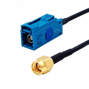 Fakra Z Female Jack to SMA Male Plug RG174 Cable GPS Antenna Extension Adapter RF Coaxial Pigtail for Auto Car Vehicle Fakra Z Female Jack to SMA Male Plug RG174 Cable GPS Antenna Extension Adapter RF Coaxial Pigtail for Auto Car Vehicle