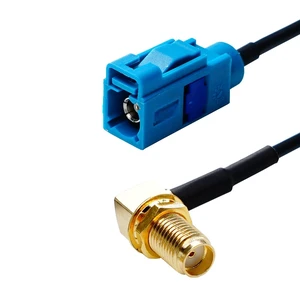 Fakra Z Female Jack to SMA Male/Female Plug RG174 Cable GPS Antenna Extension Adapter RF Coaxial Pigtail for Auto Car Vehicle Fakra Z Female Jack to SMA Male/Female Plug RG174 Cable GPS Antenna Extension Adapter RF Coaxial Pigtail for Auto Car Vehicle