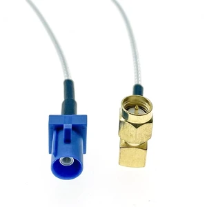 Fakra C Male Plug to SMA Male 90° GPS Antenna Fakra Extension Cable RG316 Pigtail Jumper Fakra C Male Plug to SMA Male 90° GPS Antenna Fakra Extension Cable RG316 Pigtail Jumper