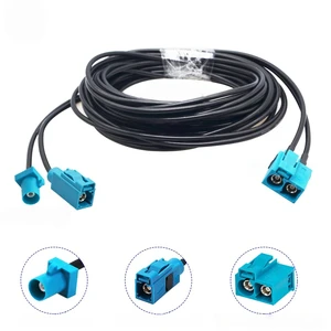 RG174 Twin Fakra Z Female to Dual Fakra Z Male/Female Connector Splitter Cable GPS Antenna Extension Cord RF Coaxial Pigtail RG174 Twin Fakra Z Female to Dual Fakra Z Male/Female Connector Splitter Cable GPS Antenna Extension Cord RF Coaxial Pigtail