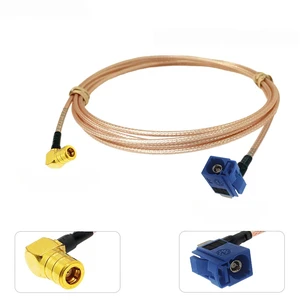 0.1~10M RG-316 RF Coaxial Cable SMB Male to Blue FAKRA C Female 50 Ohm Pure Copper for GPS Antenna Car Audio CCTV Test Equipment 0.1~10M RG-316 RF Coaxial Cable SMB Male to Blue FAKRA C Female 50 Ohm Pure Copper for GPS Antenna Car Audio CCTV Test Equipment