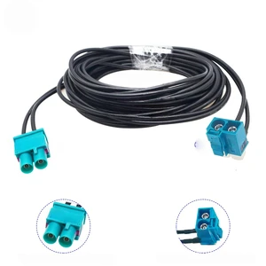 RG174 Twin Fakra Coaxial Cable Z Female to Dual Z Male/Female Connector Splitter GPS Antenna Extension Pigtail RF Cord RG174 Twin Fakra Coaxial Cable Z Female to Dual Z Male/Female Connector Splitter GPS Antenna Extension Pigtail RF Cord