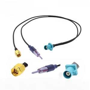 Diode Fakra Z Male to SMA Male FM Male Plug Y Type Splitter Cable With Diode RG174 Pigtail Car GPS Antenna Extension Cable Diode Fakra Z Male to SMA Male FM Male Plug Y Type Splitter Cable With Diode RG174 Pigtail Car GPS Antenna Extension Cable