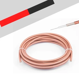 RG142 Cable Low Loss RF Coaxial Brown Silver-Plated Copper Double Shielded Aircraft comm radio gps antenna/uhf/wifi 4g 20CM-30M RG142 Cable Low Loss RF Coaxial Brown Silver-Plated Copper Double Shielded Aircraft comm radio gps antenna/uhf/wifi 4g 20CM-30M