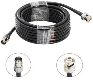 BNC Male Plug to BNC Male Plug Connector 50 Ohm Low-Loss RG58 RF Coax Pigtail Cable for GPS System Radio Antennas 10cm-20M BNC Male Plug to BNC Male Plug Connector 50 Ohm Low-Loss RG58 RF Coax Pigtail Cable for GPS System Radio Antennas 10cm-20M
