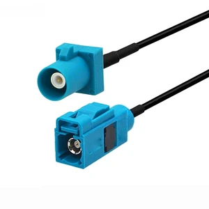 RG174 Cable Fakra A/B/C/D/E/F/G/H/I/K/Z Male to Female Pigtail Car Radio Antenna Extension for GPS RF Communications Systems RG174 Cable Fakra A/B/C/D/E/F/G/H/I/K/Z Male to Female Pigtail Car Radio Antenna Extension for GPS RF Communications Systems