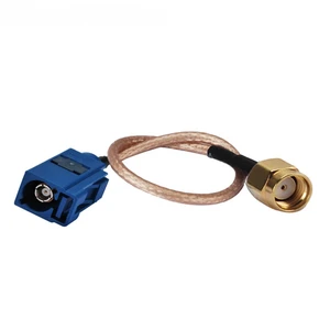 Fakra C Jack Female to RP-SMA Plug Female Straight Pigtail Cable RG316 15cm Customizable Car GPS Antenna Adapter Cable Fakra C Jack Female to RP-SMA Plug Female Straight Pigtail Cable RG316 15cm Customizable Car GPS Antenna Adapter Cable