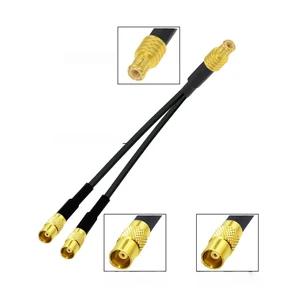 1x MCX Male Plug to 1x MCX Female & 1x MCX Female Jack Y Typle Splitter RG174 Cable Navigation GPS Antenna Extension Adapter 1x MCX Male Plug to 1x MCX Female & 1x MCX Female Jack Y Typle Splitter RG174 Cable Navigation GPS Antenna Extension Adapter
