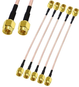 5PCS SMA Male to SMA Male Plug Jack RF Connector Pigtail Extension Cable RG316 Coax Jumper Cable 10cm 15cm 20cm 30cm 50cm 1FT 5PCS SMA Male to SMA Male Plug Jack RF Connector Pigtail Extension Cable RG316 Coax Jumper Cable 10cm 15cm 20cm 30cm 50cm 1FT