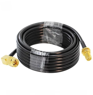 RG58 Cable SMA Male to SMA Female Bulkhead WiFi Antenna Extension Cord RG-58 50 Ohm RF Coaxial Pigtail Jumper Cable 15CM-30M RG58 Cable SMA Male to SMA Female Bulkhead WiFi Antenna Extension Cord RG-58 50 Ohm RF Coaxial Pigtail Jumper Cable 15CM-30M