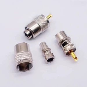 CB Radio RG6U RG59 RG58 Coax Cable UHF PL259 Solder on Male Plug CB Radio RG6U RG59 RG58 Coax Cable UHF PL259 Solder on Male Plug