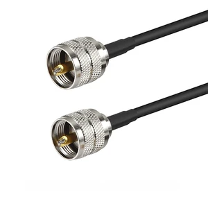 UHF SO239 to SMA Male Female to PL259 Connector Crimp for RG58 Coax Extension Antenna Pigtail Jumper Brass RF Low Loss Cable UHF SO239 to SMA Male Female to PL259 Connector Crimp for RG58 Coax Extension Antenna Pigtail Jumper Brass RF Low Loss Cable