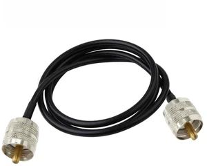 UHF PL-259 Male to UHF SO-239 Female RG58 Antenna Extension Cable PL259 Pigtail connector for CB Radio Ham Radio FM Transmitter UHF PL-259 Male to UHF SO-239 Female RG58 Antenna Extension Cable PL259 Pigtail connector for CB Radio Ham Radio FM Transmitter