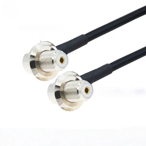 1Pcs RG58 PL259 UHF Male Plug to SO239 UHF Female Jack Connector 50Ohm UHF RG-58 RF Coaxial Low Loss Extension CB Radio Cable 1Pcs RG58 PL259 UHF Male Plug to SO239 UHF Female Jack Connector 50Ohm UHF RG-58 RF Coaxial Low Loss Extension CB Radio Cable