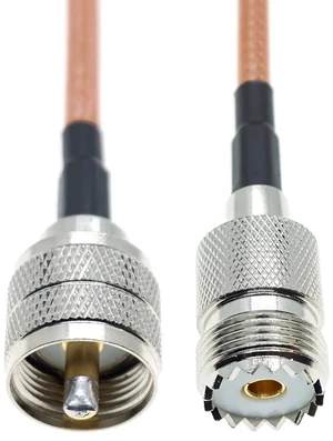 RG400 UHF Male to UHF PL259 SO-239 Male Female Plug Jack Crimp Coaxial Connector RF Car WIFI antenna extension Copper coax cable RG400 UHF Male to UHF PL259 SO-239 Male Female Plug Jack Crimp Coaxial Connector RF Car WIFI antenna extension Copper coax cable