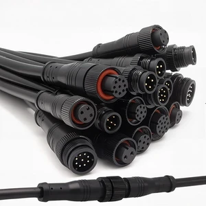 5/20Pcs M12 Metal Waterproof IP68 2/3/4/5/6/8 Pin Power Cable Wire Plug IP68 for LED Strips Male Female Connector 20CM 5/20Pcs M12 Metal Waterproof IP68 2/3/4/5/6/8 Pin Power Cable Wire Plug IP68 for LED Strips Male Female Connector 20CM