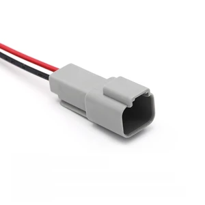 5/20/100 Sets DT Series Connector With Cable 15CM DT-2P/3P/4P/6P/8P/12P Automotive Electrical Waterproof Docking Plug 5/20/100 Sets DT Series Connector With Cable 15CM DT-2P/3P/4P/6P/8P/12P Automotive Electrical Waterproof Docking Plug