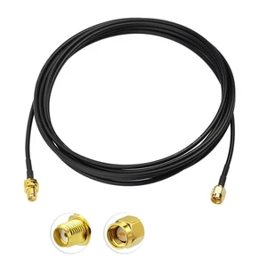 RF Coaxial SMA Male to SMA Female Bulkhead RG174 Cable for SDR Equipment Antenna Ham Radio,3G 4G LTE Antenna,ADS-B,GPS and Etc RF Coaxial SMA Male to SMA Female Bulkhead RG174 Cable for SDR Equipment Antenna Ham Radio,3G 4G LTE Antenna,ADS-B,GPS and Etc
