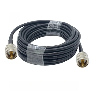 RG58 Coax Cable SL16 UHF PL259 Male To UHF Male Connector PL-259 Male To UHF Male Crimp for RG58 Pigtail Antennm 50CM/1M/2M/5M RG58 Coax Cable SL16 UHF PL259 Male To UHF Male Connector PL-259 Male To UHF Male Crimp for RG58 Pigtail Antennm 50CM/1M/2M/5M