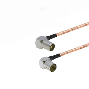 RG179 Coax Cable IEC PAL DVB-T TV Male/Female to TV Female90 Plug Connector Cable RF Coaxial Extension Cord RF Pigtail Jumper RG179 Coax Cable IEC PAL DVB-T TV Male/Female to TV Female90 Plug Connector Cable RF Coaxial Extension Cord RF Pigtail Jumper