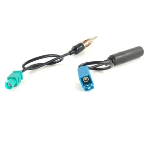 2pcs Car Fakra Radio Female/Male Port ISO DIN Antenna Adapter Cable for Aftermarket Vehicle 2pcs Car Fakra Radio Female/Male Port ISO DIN Antenna Adapter Cable for Aftermarket Vehicle