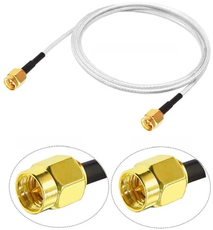 RG316 SMA Cable SMA Male to SMA Male Plug RG-316 Coax Pigtail 50 Ohm WIFI Antenna Extension Jumper Brown/Black/White/Blue/Red RG316 SMA Cable SMA Male to SMA Male Plug RG-316 Coax Pigtail 50 Ohm WIFI Antenna Extension Jumper Brown/Black/White/Blue/Red