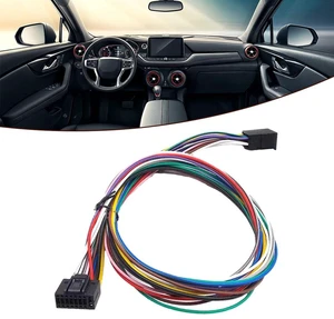 For Android Navigation 16Pin Car Stereo Radio ISO Wire Harness Power Wire Extension Wire 60cm Cable Player For Android Navigation 16Pin Car Stereo Radio ISO Wire Harness Power Wire Extension Wire 60cm Cable Player