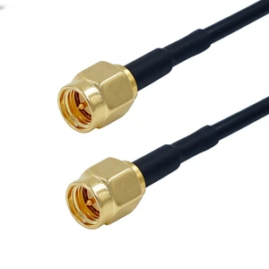 RG174 SMA Male Plug to SMA Male Plug RF Jumper Pigtail Coax Cable RG174 SMA Male Plug to SMA Male Plug RF Jumper Pigtail Coax Cable