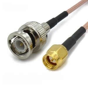 RG316 BNC to SMA Male to Male RF Adapter Coaxial Jumper Pigtail Cable Antenna Extension Wire for WiFi 3G 4G GSM Radio RG316 BNC to SMA Male to Male RF Adapter Coaxial Jumper Pigtail Cable Antenna Extension Wire for WiFi 3G 4G GSM Radio
