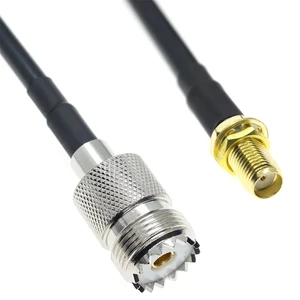 SMA female to UHF female SO-239 Jack Connector RG58 RF Coaxial Cable Antenn Wifi Coax jumper 15CM 30CM 50CM 72CM 1M 2M 3M SMA female to UHF female SO-239 Jack Connector RG58 RF Coaxial Cable Antenn Wifi Coax jumper 15CM 30CM 50CM 72CM 1M 2M 3M