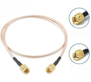 SMA Male to SMA Male RG316 Jumper Cable 50 FPV RF Wire 10/15/30/50cm/1m SMA Male to SMA Male RG316 Jumper Cable 50 FPV RF Wire 10/15/30/50cm/1m