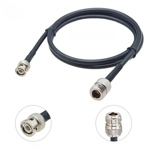 LMR240 Cable BNC Male Plug to N Male/N Female Jack Connector 50 Ohm 50-4 Pigtail RF Coaxial Jumper 4G 5G LTE Extension Cord LMR240 Cable BNC Male Plug to N Male/N Female Jack Connector 50 Ohm 50-4 Pigtail RF Coaxial Jumper 4G 5G LTE Extension Cord