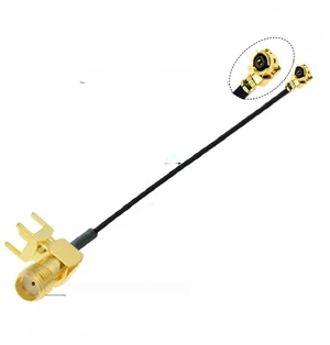 10PCS SMA to IPX RF1.13 Cable 4Pin PCB RP SMA/SMA Female to u.FL IPX-1 Female Connector RF1.13 WIFI Antenna Extension Jumper 10PCS SMA to IPX RF1.13 Cable 4Pin PCB RP SMA/SMA Female to u.FL IPX-1 Female Connector RF1.13 WIFI Antenna Extension Jumper